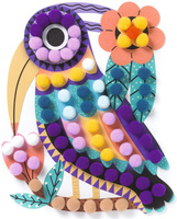 Zestaw zrób to sam obrazki z pomponów Ptaszki Djeco