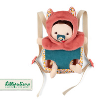 Lalka Jeanne w nosidełku 24 cm Dzidziuś z akcesoriami Lilliputiens