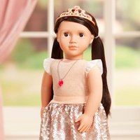 Lalka Amora 46cm z dodatkowymi ubrankami i akcesoriami Elegancki zestaw prezentowy Our Generation 