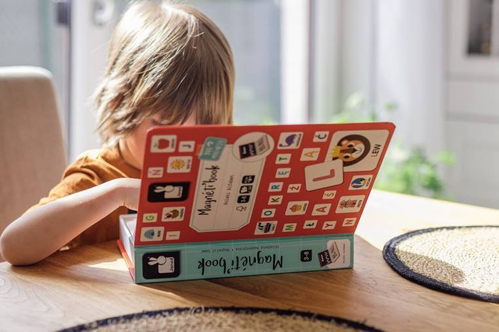 Magnetyczna układanka Polski Alfabet Magnetibook Janod