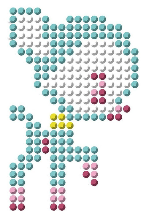 Zestaw kreatywny Cudowne kryształki Naklejki 7+, Janod