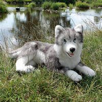 Pluszak ekologiczny Pies Husky 60 cm dla dzieci Rappa