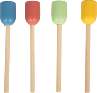 Drewniana gra zręcznościowa dla dzieci Łapanie piłeczki 4 kolory w zestawie Small Foot