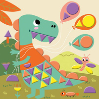 Zestaw naklejek geometrycznych My arts crafts Janod