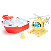 Łódź ratunkowa z helikopterem Simba Green Toys