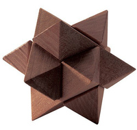 Zabawa logiczna. Układanki drewniane do łącznia, Djeco