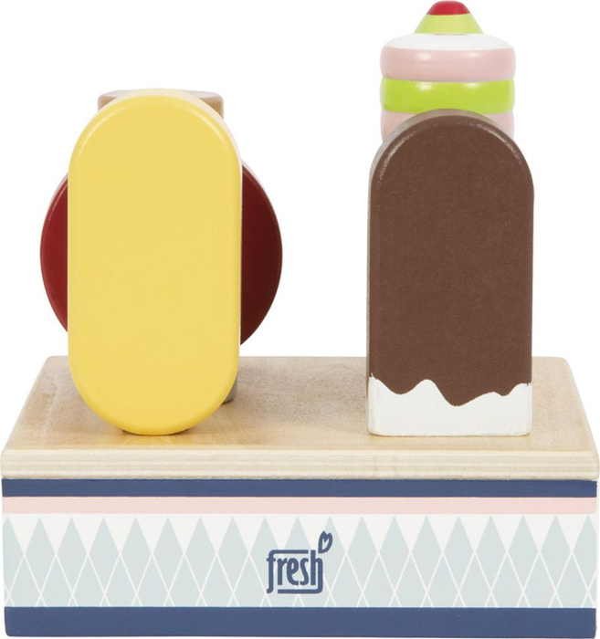 Drewniany zestaw lody na patyku Small Foot imitacje artykułów spożywczych dla dzieci