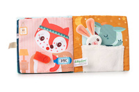 Materiałowa edukacyjna książeczka Smok Joe i jego przytulanka LILLIPUTIENS