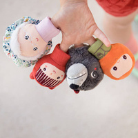 Pacynki z bajki Czerwony Kapturek 4szt. na palec Lilliputiens