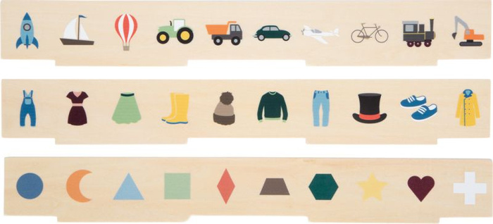 Drewniany pojemnik do sortowania Odkrywca świata Small Foot