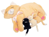 Pluszak dla dzieci. Karmiąca mama kociąt, Manhattan Toy