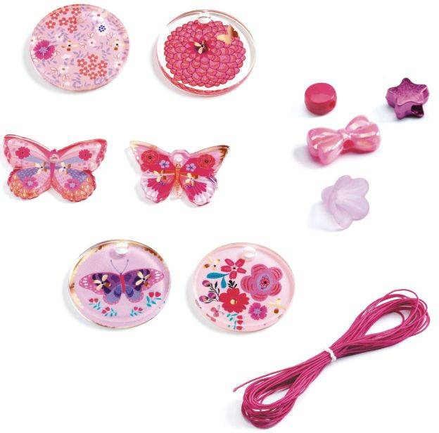 Zestaw do tworzenia biżuterii Motyle 285 el Djeco