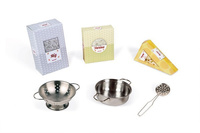 Duża drewniana kuchnia z dźwiękiem, światłem LED i 6 akcesoriami Mozaika 3-8 lat Janod