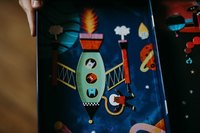 Magnetyczna układanka Rakiety kosmiczne Mudpuppy