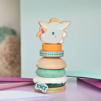 Drewniana układanka na paliku Smok Joe LILLIPUTIENS