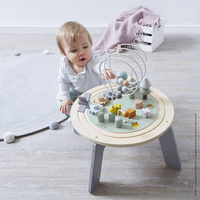 Wielofunkcyjny stolik edukacyjny drewniany z regulacją wysokości Sweet Cocoon Janod