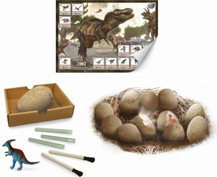 Mega paka jajek dinozaura - 12 sztuk 2138 Buki