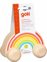 Drewniana autko Tęczowa przejażdżka Goki