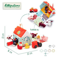 Domek manipulacyjny edukacyjny Farma rolnik i zwierzęta LILLIPUTIENS  