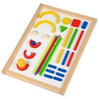 Magnetyczna układanka logopedyczna Lew- król dzikich zwierząt Pilch