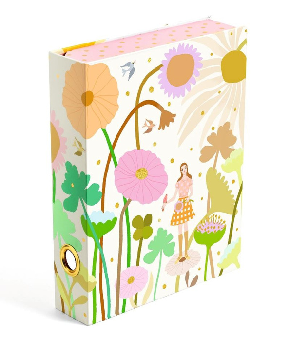 Kolorowy segregator Tinou z akcesoriami papierniczymi dla dzieci Djeco