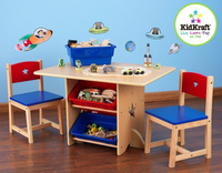 Stolik i krzesełka dla dzieci. Zestaw Gwiazda, KidKraft