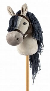 Hobby Horse Koń na kiju Astrup szary