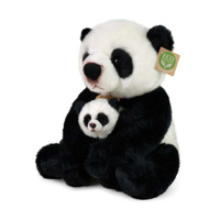 Maskotka dla dzieci Panda z młodym 27 cm Rappa