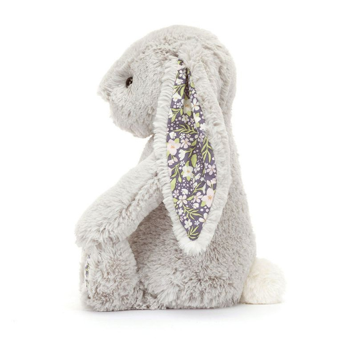 Króliczek z Kwiecistymi Uszami Srebrny Bloom 18 cm Jellycat