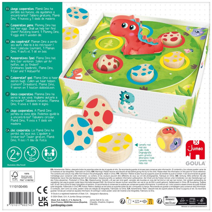 Planszówka dla dzieci Dino Mama Goula