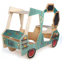 Drewniany Food Truck auto do zabawy w sklep Erzi