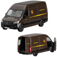 Model samochodu Mercedes Benz Sprinter kurier UPS Goki