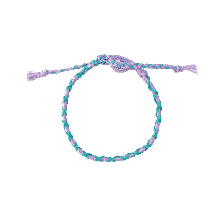 Zestaw kreatywny robienie biżuterii Tęczowe bransoletki 30 szt. Janod