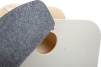 Drewniana skrzynia na zabawki z miejscem do siedzenia Słoń Small Foot