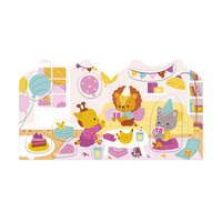 Książeczka z naklejkami Dom Janod