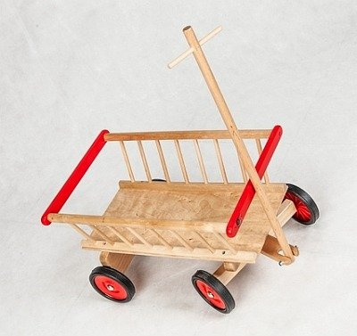 Dziecięcy wózek do ciągnięcia Moje marzenie wóz drabiniasty dla dzieci