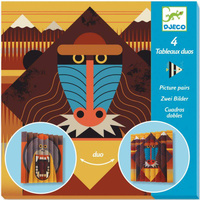 Zestaw artystyczny dla dzieci plisy Dzika przyroda Djeco DJ09445