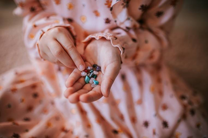 Zestaw do tworzenia biżuterii z kamieniami przynoszącymi szczęście Janod