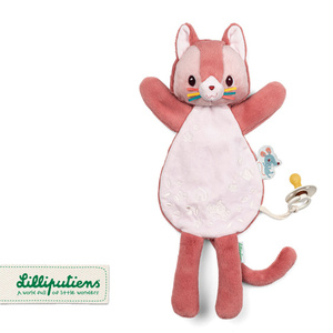 Przytulanka dla niemowlaka Pacynka Kotka Jeanne 2w1 Lilliputiens