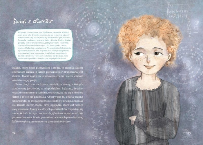 Mania dziewczyna inna niż wszystkie. Opowieść o Marii Skłodowskiej Curie Zuzu Toys