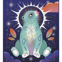 Malowanie kropkami Puentylizm 3D Kosmiczne zwierzęta Janod