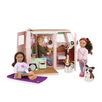 Lodziarnia na kółkach z wyposażeniem Sweet stop ice cream truck Our Generation