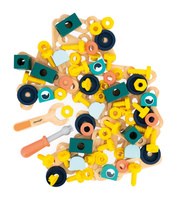 Drewniany zestaw konstruktorski Brico'kids 100 el. Janod