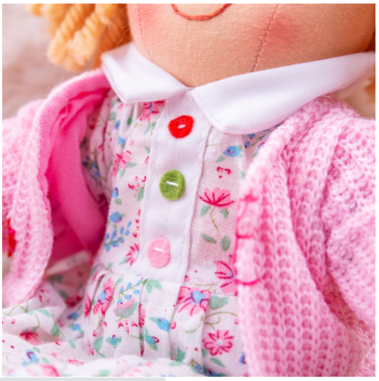 Lalka dla dziewczyn. Paulinka, 30 cm, Bigjigs Toys