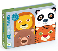 Gra karciana dla maluchów Little Family Djeco