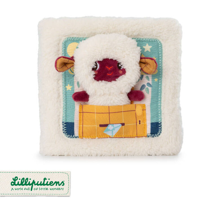 Miękka książeczka z przytulanką Dobranoc Owieczka Yvon Lilliputiens
