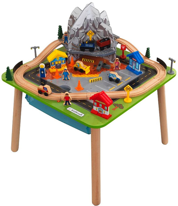 Drewniana kolejka górska dla dzieci na stoliku Rocky Mountain KidKraft