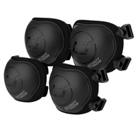 SCOOTANDRIDE Zestaw ochraniaczy dla dzieci XXS Black