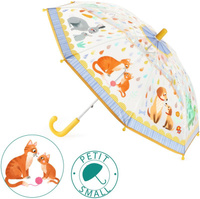 Przezroczysty parasol przeciwdeszczowy mama i dziecko Djeco