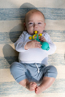 Gumlii Gryzak z grzechotką i zaczepką Mobi